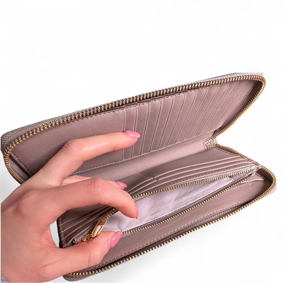 Tory Burch Taupe Wristlet - Picture 4 of 8